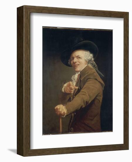 Portrait of the Artist in the Guise of a Mockingbird-Joseph Ducreux-Framed Giclee Print