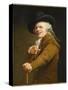 Portrait of the Artist in the Guise of a Mockingbird-Joseph Ducreux-Stretched Canvas