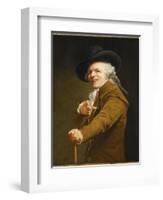 Portrait of the Artist in the Guise of a Mockingbird-Joseph Ducreux-Framed Giclee Print