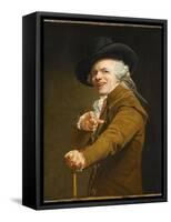 Portrait of the Artist in the Guise of a Mockingbird-Joseph Ducreux-Framed Stretched Canvas