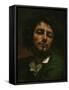 Portrait of the Artist (L'Homme a La Pipe), 1849-Gustave Courbet-Framed Stretched Canvas