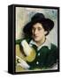 Portrait of the Artist Marc Chagall-Yuri Moiseyevich Pen-Framed Stretched Canvas