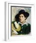 Portrait of the Artist Marc Chagall-Yuri Moiseyevich Pen-Framed Giclee Print