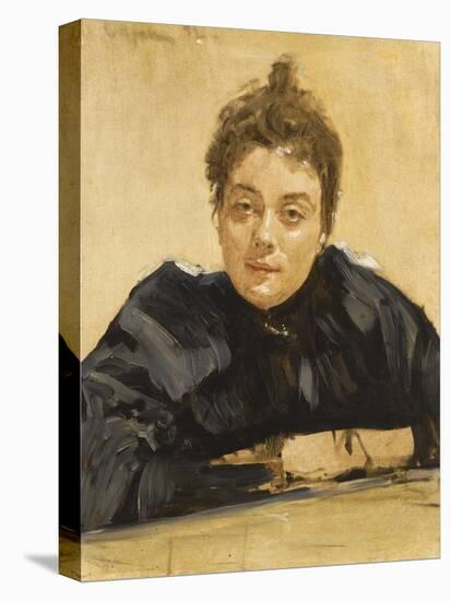 Portrait of the Artist Maria Yakunchikova-Weber (1870-190)-Valentin Alexandrovich Serov-Stretched Canvas