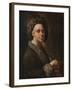 Portrait of the Artist (Oil on Canvas)-Francesco Trevisani-Framed Giclee Print