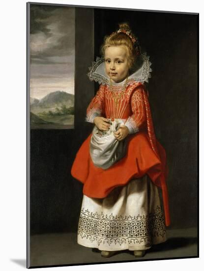 Portrait of the Artist's Daughter, Magdalena De Vos, C.1623-24-Cornelis de Vos-Mounted Giclee Print