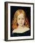 Portrait of the Artist's Daughter-Charles West Cope-Framed Giclee Print