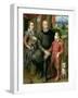 Portrait of the Artist's Family, Minerva Amilcare and Asdrubale, 1559-Sofonisba Anguisciola-Framed Giclee Print