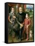 Portrait of the Artist's Family, Minerva Amilcare and Asdrubale, 1559-Sofonisba Anguisciola-Framed Stretched Canvas