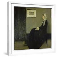 Portrait of the Artist's Mother, 1871-James McNeill Whistler-Framed Giclee Print