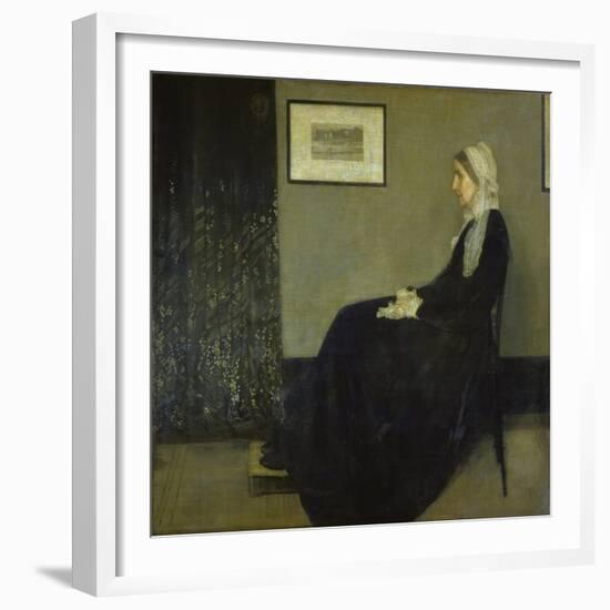 Portrait of the Artist's Mother, 1871-James McNeill Whistler-Framed Giclee Print