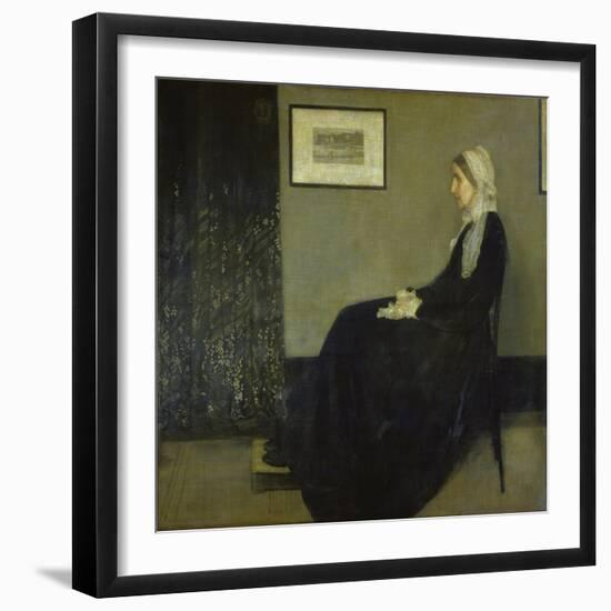 Portrait of the Artist's Mother, 1871-James McNeill Whistler-Framed Giclee Print