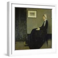 Portrait of the Artist's Mother, 1871-James McNeill Whistler-Framed Giclee Print