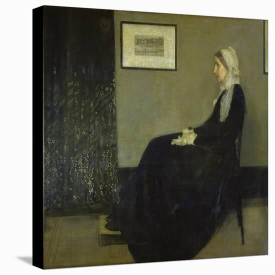 Portrait of the Artist's Mother, 1871-James McNeill Whistler-Stretched Canvas