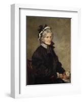 Portrait of the Artist's Mother, 1874-John Gilbert-Framed Giclee Print