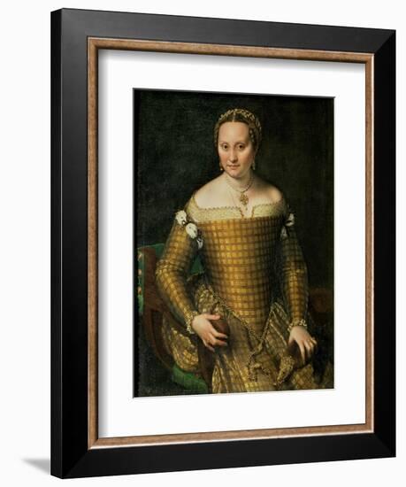 Portrait of the Artist's Mother, Bianca Ponzoni Anguisciola, 1557-Sofonisba Anguisciola-Framed Giclee Print