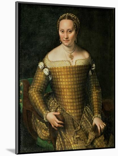 Portrait of the Artist's Mother, Bianca Ponzoni Anguisciola, 1557-Sofonisba Anguisciola-Mounted Giclee Print