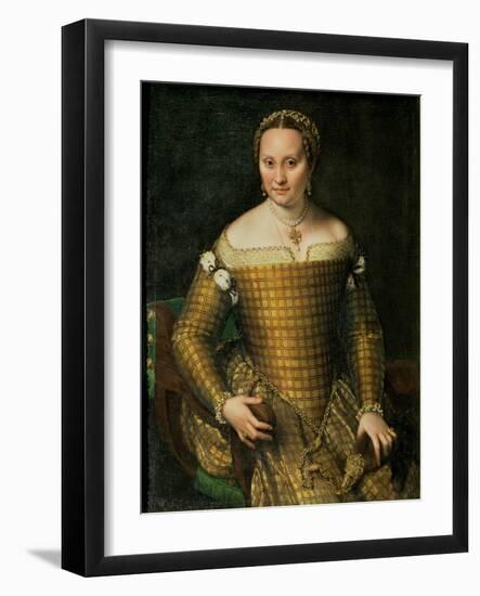 Portrait of the Artist's Mother, Bianca Ponzoni Anguisciola, 1557-Sofonisba Anguisciola-Framed Giclee Print