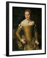 Portrait of the Artist's Mother, Bianca Ponzoni Anguisciola, 1557-Sofonisba Anguisciola-Framed Giclee Print