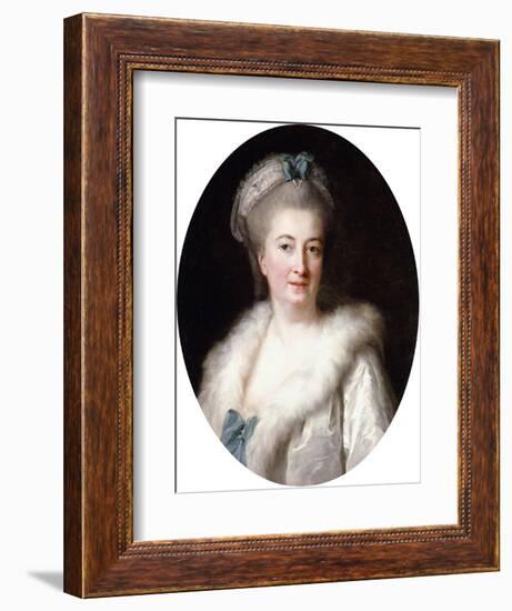 Portrait of the Artist's Mother, Madame Le Sevre-Elisabeth Louise Vigee-LeBrun-Framed Giclee Print