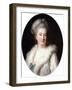 Portrait of the Artist's Mother, Madame Le Sevre-Elisabeth Louise Vigee-LeBrun-Framed Giclee Print