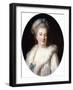 Portrait of the Artist's Mother, Madame Le Sevre-Elisabeth Louise Vigee-LeBrun-Framed Giclee Print