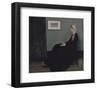 Portrait of the Artist's Mother-James Abbott McNeill Whistler-Framed Art Print