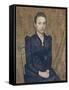 Portrait of the Artist's Sister, 1891-Georges Lemmen-Framed Stretched Canvas