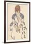 Portrait of the Artist's Sister, Adele Harms-Egon Schiele-Framed Giclee Print