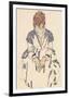 Portrait of the Artist's Sister, Adele Harms-Egon Schiele-Framed Giclee Print