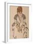 Portrait of the Artist's Sister-In-Law, Adele Harms, 1917-Egon Schiele-Framed Giclee Print