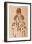 Portrait of the Artist's Sister-in-Law, Adele Harms-Egon Schiele-Framed Giclee Print