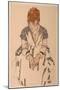 Portrait of the Artist's Sister-in-Law, Adele Harms-Egon Schiele-Mounted Giclee Print