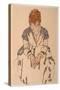 Portrait of the Artist's Sister-in-Law, Adele Harms-Egon Schiele-Stretched Canvas