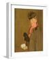 Portrait of the Artist's Sister, Winifred-Gwen John-Framed Giclee Print