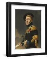 Portrait of the Artist's Son, Antoine-Louis Regnault-Jean-Baptiste Regnault-Framed Giclee Print