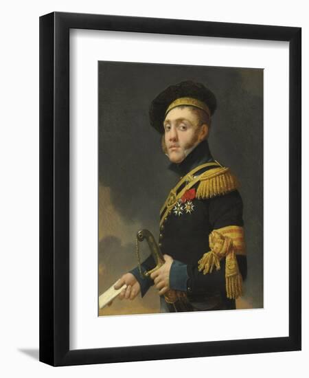 Portrait of the Artist's Son, Antoine-Louis Regnault-Jean-Baptiste Regnault-Framed Giclee Print