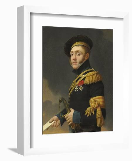 Portrait of the Artist's Son, Antoine-Louis Regnault-Jean-Baptiste Regnault-Framed Giclee Print