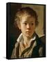 Portrait of the Artist's Son, Ca 1818-Vasili Andreyevich Tropinin-Framed Stretched Canvas