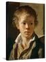 Portrait of the Artist's Son, Ca 1818-Vasili Andreyevich Tropinin-Stretched Canvas