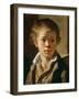 Portrait of the Artist's Son, Ca 1818-Vasili Andreyevich Tropinin-Framed Giclee Print