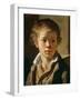 Portrait of the Artist's Son, Ca 1818-Vasili Andreyevich Tropinin-Framed Giclee Print