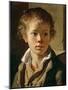 Portrait of the Artist's Son, Ca 1818-Vasili Andreyevich Tropinin-Mounted Giclee Print