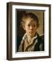 Portrait of the Artist's Son, Ca 1818-Vasili Andreyevich Tropinin-Framed Giclee Print