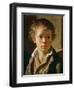 Portrait of the Artist's Son, Ca 1818-Vasili Andreyevich Tropinin-Framed Giclee Print