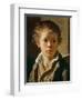 Portrait of the Artist's Son, Ca 1818-Vasili Andreyevich Tropinin-Framed Giclee Print