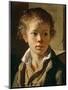 Portrait of the Artist's Son, Ca 1818-Vasili Andreyevich Tropinin-Mounted Giclee Print