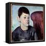 Portrait of the Artist's Son Painting by Paul Cezanne (1839-1906) 1880 Sun. 0,35X0,38 M Paris, Muse-Paul Cezanne-Framed Stretched Canvas