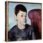 Portrait of the Artist's Son Painting by Paul Cezanne (1839-1906) 1880 Sun. 0,35X0,38 M Paris, Muse-Paul Cezanne-Stretched Canvas