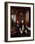 Portrait of the Artist's Son with His Teacher-Jacques De Lajoue-Framed Giclee Print